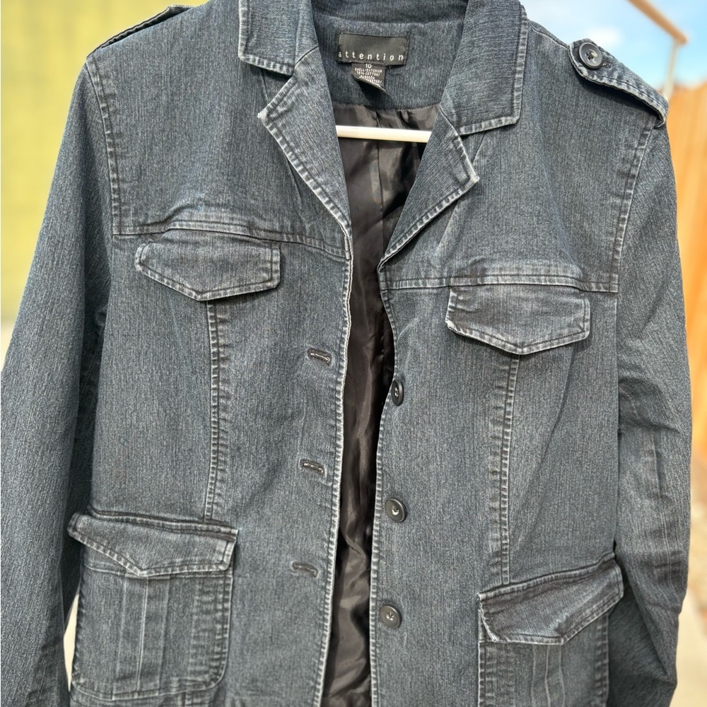 Attention Charcoal Gray Jacket - Picture 6 of 6